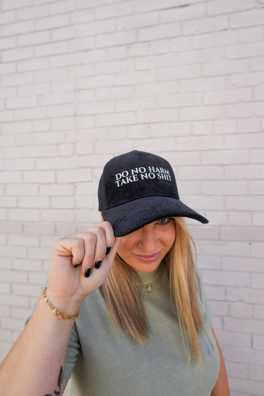 Do No Harm | Corduroy Trucker Hat